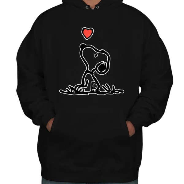 Dog Love Hoodie - Black