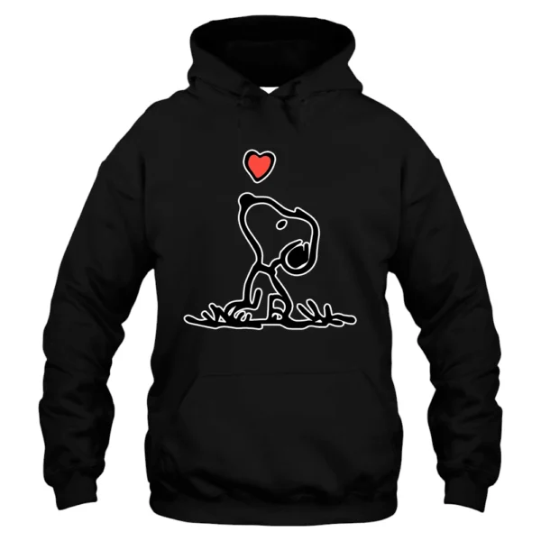 Dog Love Hoodie - Black