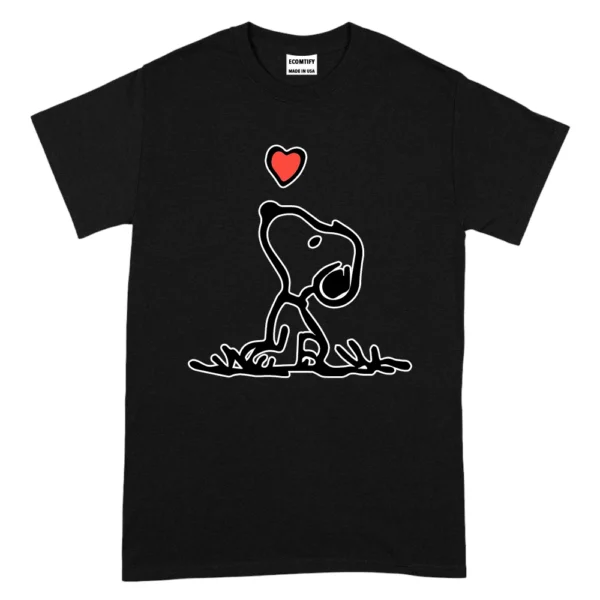 Dog Love TShirt - Black