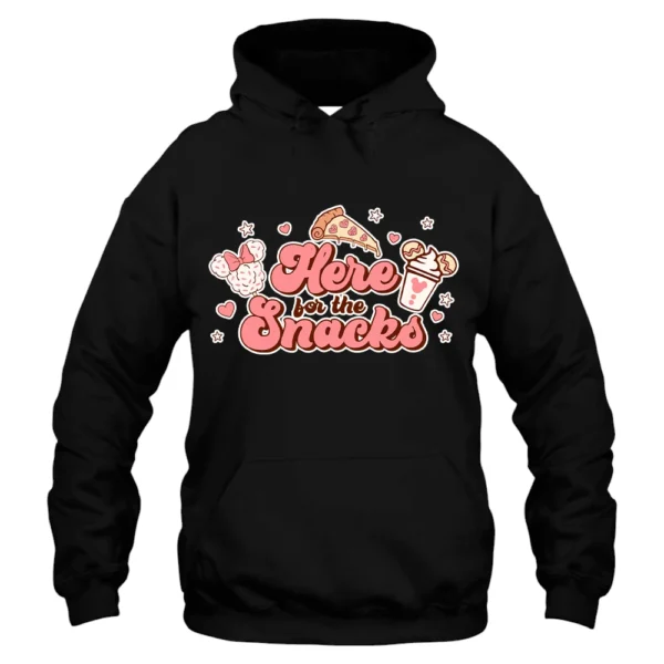 Here Bor The Snacks Hoodie - Black