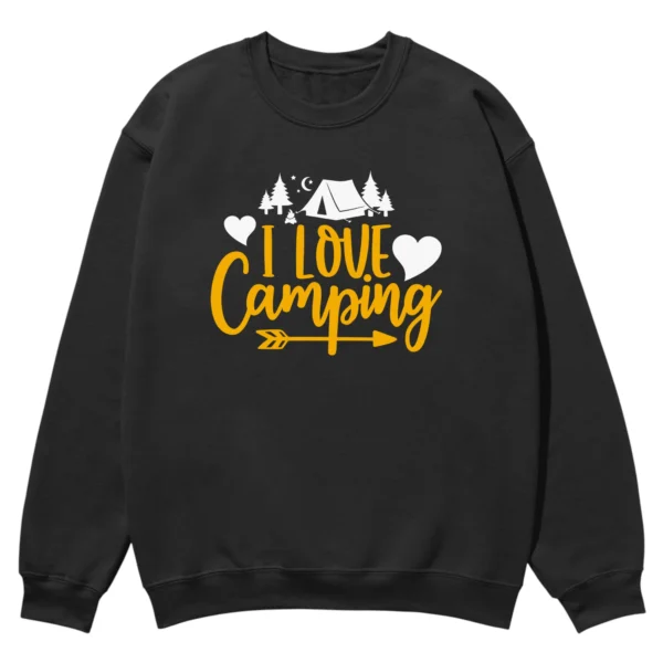 I Love Camping Unisex Sweatshirt