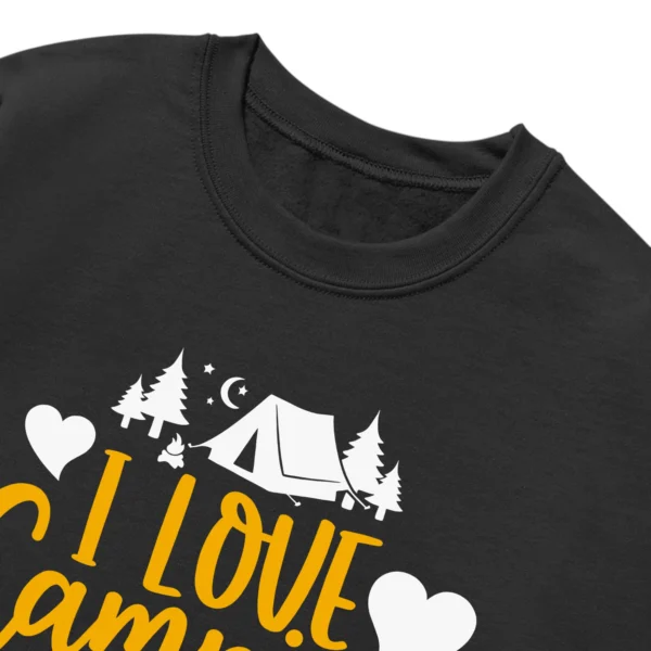 I Love Camping Unisex Sweatshirt