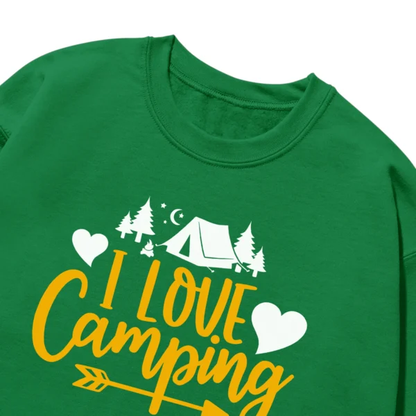 I Love Camping Unisex Sweatshirt