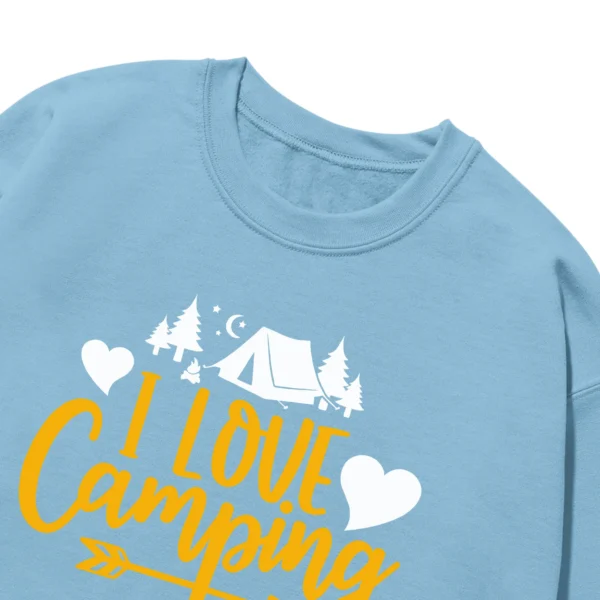 I Love Camping Unisex Sweatshirt