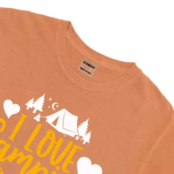 I Love Camping Unisex Comfort Colors T-shirts