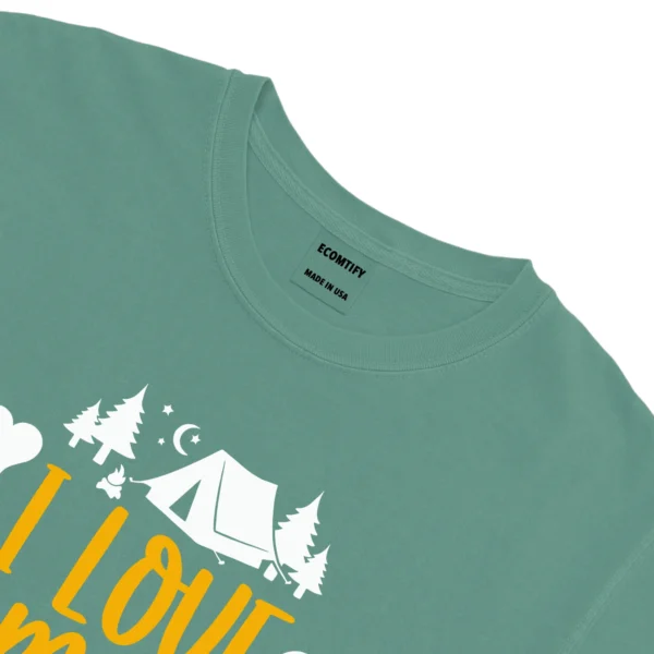 I Love Camping Unisex Comfort Colors T-shirts
