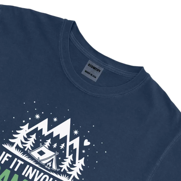 If It Involves Camping Bacon & Count Me In Unisex Comfort Colors T-shirts