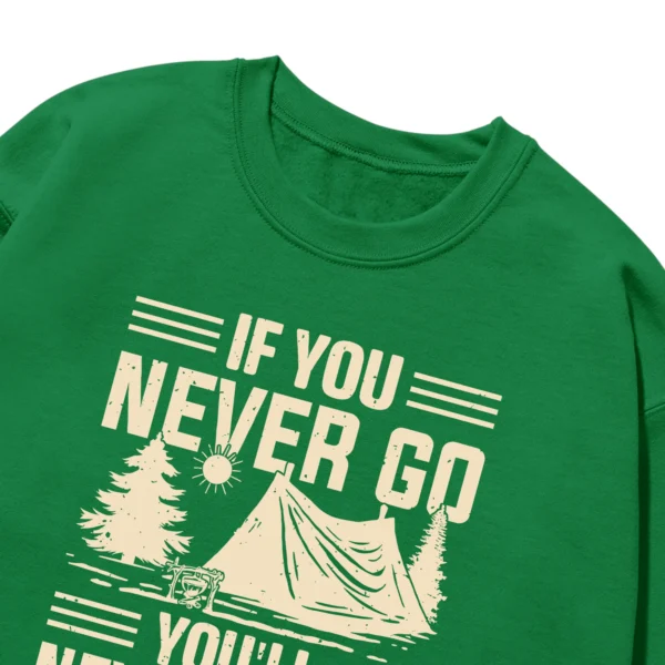 If You Never Go You’ll Never Know Unisex Sweatshirt