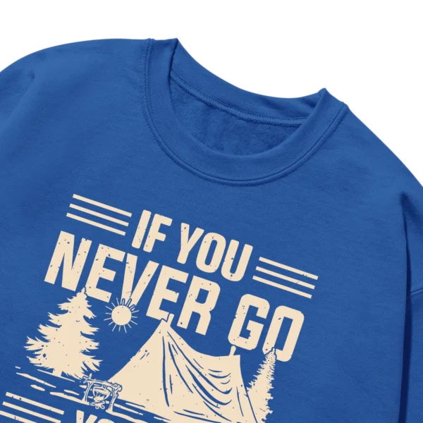 If You Never Go You’ll Never Know Unisex Sweatshirt