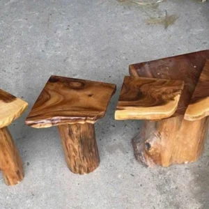 Corner Live Edge Walnut Floating Shelves – Farmhouse Wall Decor2