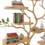 Floor Bookshelf - Driftwood Art Handmade Home Decor