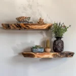 Live Edge Wall Shelf – Rustic Wall Accent & Housewarming Gift